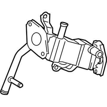 Toyota 25601-37010 Pipe Sub-Assembly, EGR W