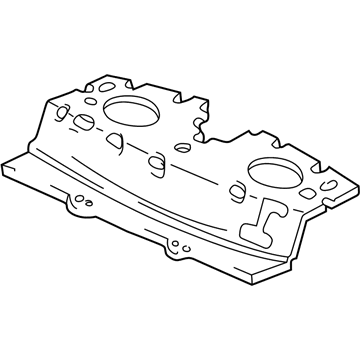 Toyota 64165-06010 Cover, Upper Back Panel Hole