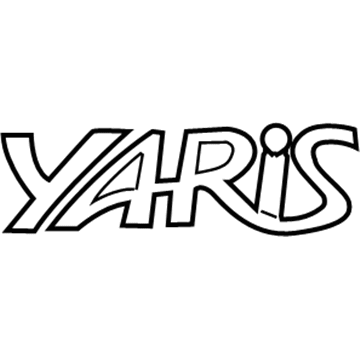 2017 Toyota Yaris Emblem - 75442-52370