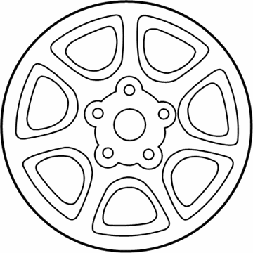 Toyota 42611-AA040 Wheel, Alloy