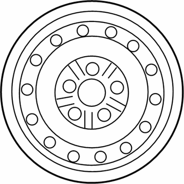 Toyota 42611-AA031 Wheel, Alloy