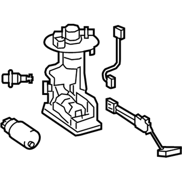 Toyota 77020-F4040 Tube Assembly, Fuel Suct