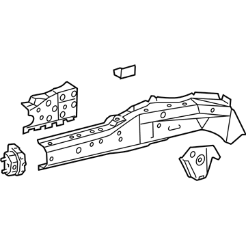 Toyota 57101-02916 Member Sub-Assy, Front Side, RH