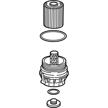 Toyota 15650-38020 Filter Assembly