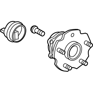 Toyota 42450-0R010 Hub Assembly