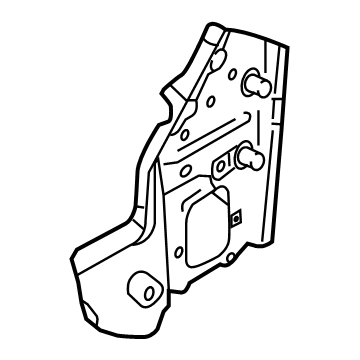 Toyota 61137-WB003 Inner Hinge Pillar