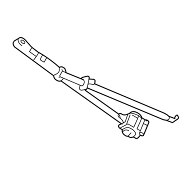 Toyota 73210-0C060-B1 Retractor Assembly