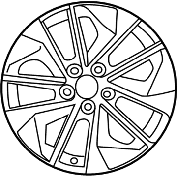 Toyota 42611-42680 Wheel, Alloy