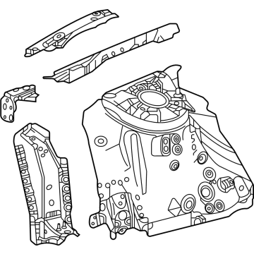 Toyota 53701-42170 Apron Assembly