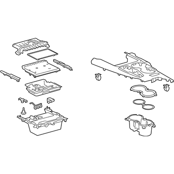 Toyota 58805-06740 Shift Panel