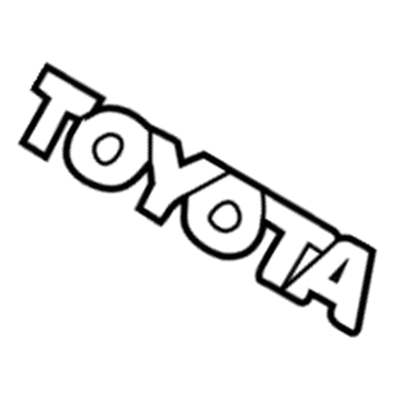 Toyota 75441-02060 Luggage Compartment Door Name Plate, No.1