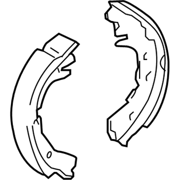 Toyota 04495-52040 Brake Shoes