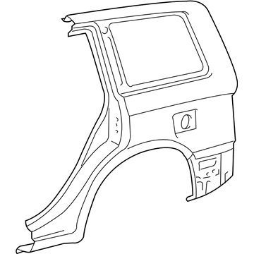 Toyota 61611-48040 Quarter Panel