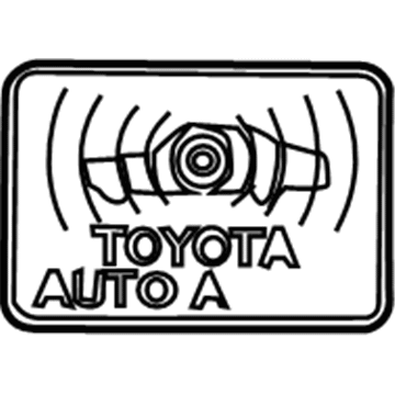 Toyota 74515-06010 Antitheft Label