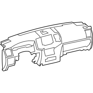 Toyota 55400-60031-C0 Pad Assembly, Instrument