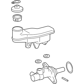 Toyota 47201-74031 Brake Master Cylinder Sub-Assembly