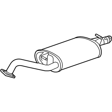 Toyota Corolla Muffler - 17430-0T261