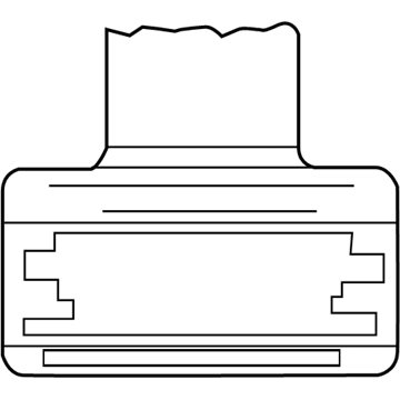 Toyota 74599-0E020 Air Bag Label