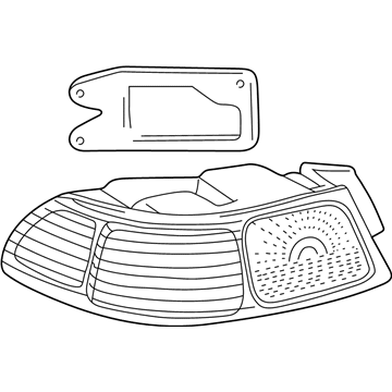 Toyota 81550-AA030 Lens & Housing