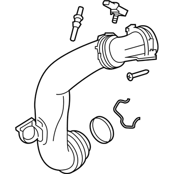 Toyota GR Supra Air Intake Coupling - 17882-WAA02