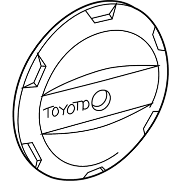 Toyota 64771-42070 Spare Cover