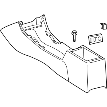 2008 Scion tC Center Console Base - 58901-21091-B0