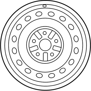 Toyota 42611-06B10 Wheel, Disc