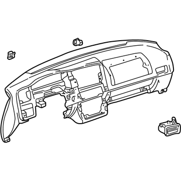 Toyota 55301-42040-B0 Panel Sub-Assy, Instrument