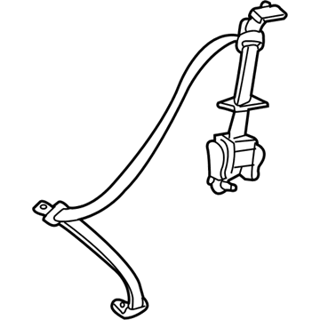 Toyota 73570-08020-E0 Belt & Retractor