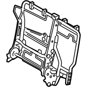 Toyota 71017-0T010 Frame Sub-Assembly, Rear Seat