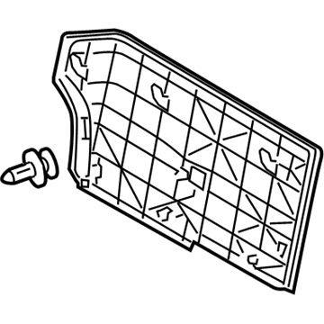 Toyota 71881-0T010-A1 Seat Back Panel