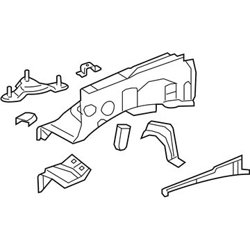 Toyota 53702-0C210 Apron Assembly