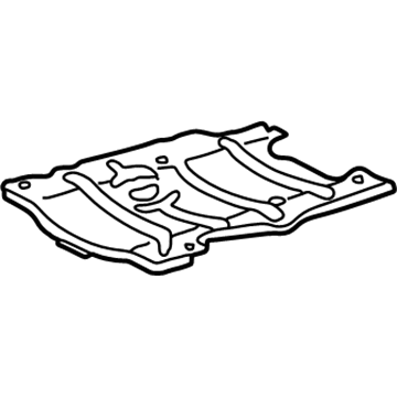 Toyota 12121-0A011 Oil Pan Baffle Plate