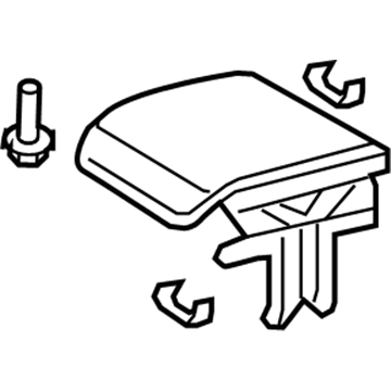 Toyota 58905-0C032-B0 Door Sub-Assembly, Console Compartment