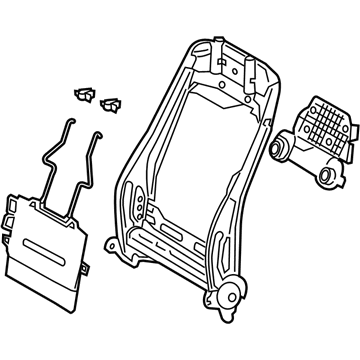 Toyota 71104-07020 Frame Sub-Assembly, Front Seat