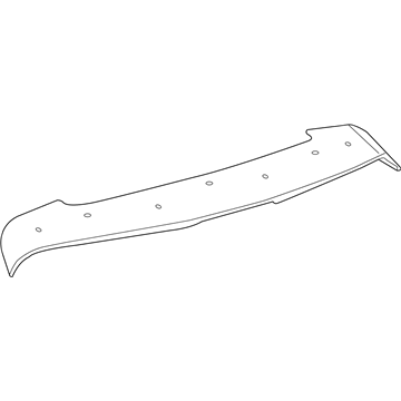 Toyota 76085-0T020-C0 Spoiler Sub-Assembly, Rear