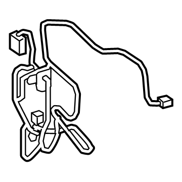 Toyota 82153-12D30 WIRE, RR DOOR, NO.1