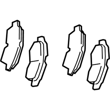 Toyota 04465-02240 Brake Pads