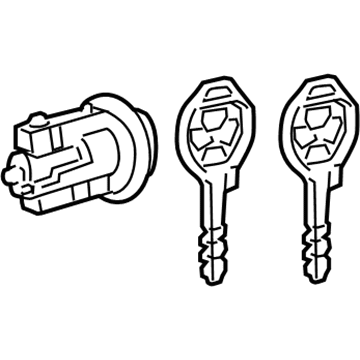 Toyota 69057-02291 Cylinder & Keys