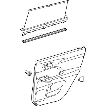 Toyota 67640-0E462-C9 Panel Assembly, Rear Door