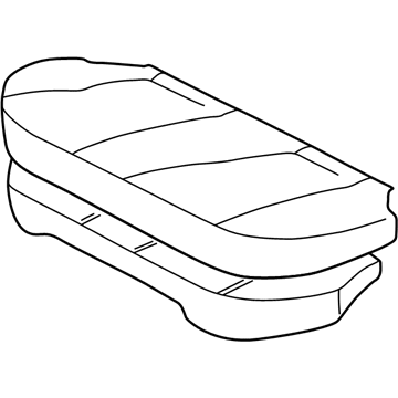 Toyota 71460-02150-E0 Cushion Assembly, Rear