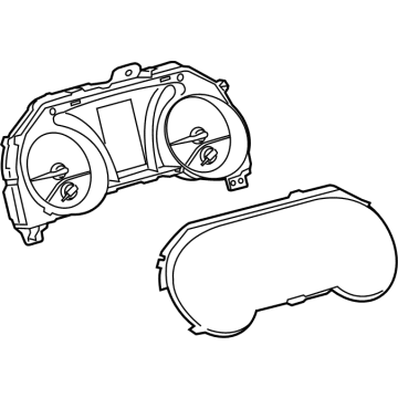 Toyota 83800-0XD83 Cluster Assembly