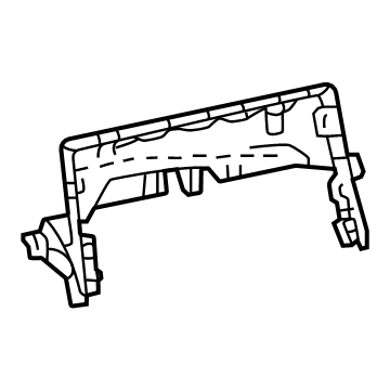 Toyota 55422-06040 Display Unit Center Bracket