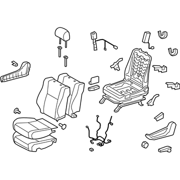 Toyota 71200-0C590-B5 Seat Assembly