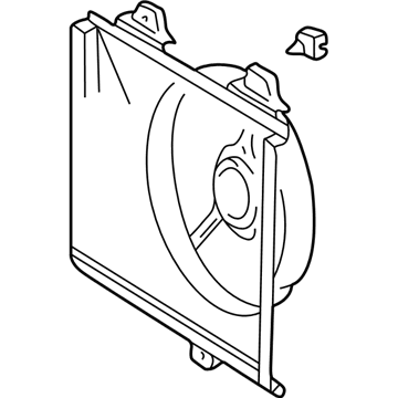 2002 Toyota Solara Fan Shroud - 16711-0A140