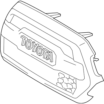 Toyota 53101-04050-G1 Grille Sub-Assembly, Rad