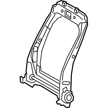 Toyota 71014-33370 Seat Back Frame, Driver Side