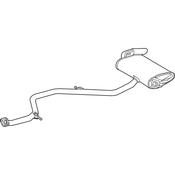 Toyota Prius AWD-e Exhaust Pipe - 17430-24470