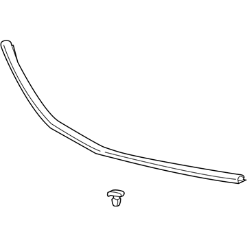 Toyota 53395-06030 Seal, Hood To Front End