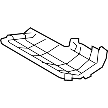 Toyota 71016-0C090 Frame Sub-Assy, Rear Seat Cushion, LH